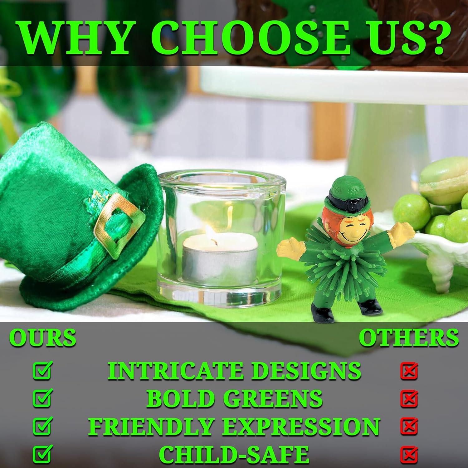 image:imageLeprechaun Porcupine Character Toys for St Patricks Day 12 Pieces