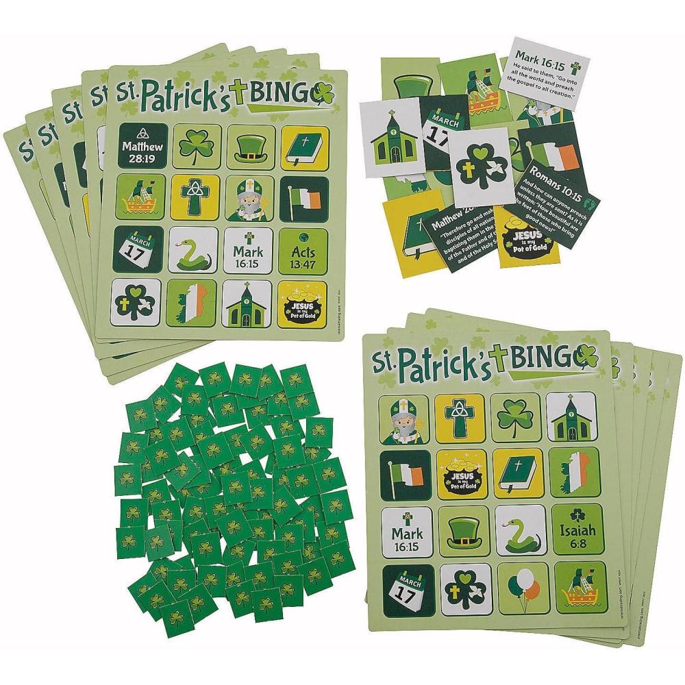 image:imageFun Express Religious St Patricks Day Bingo Game for 16