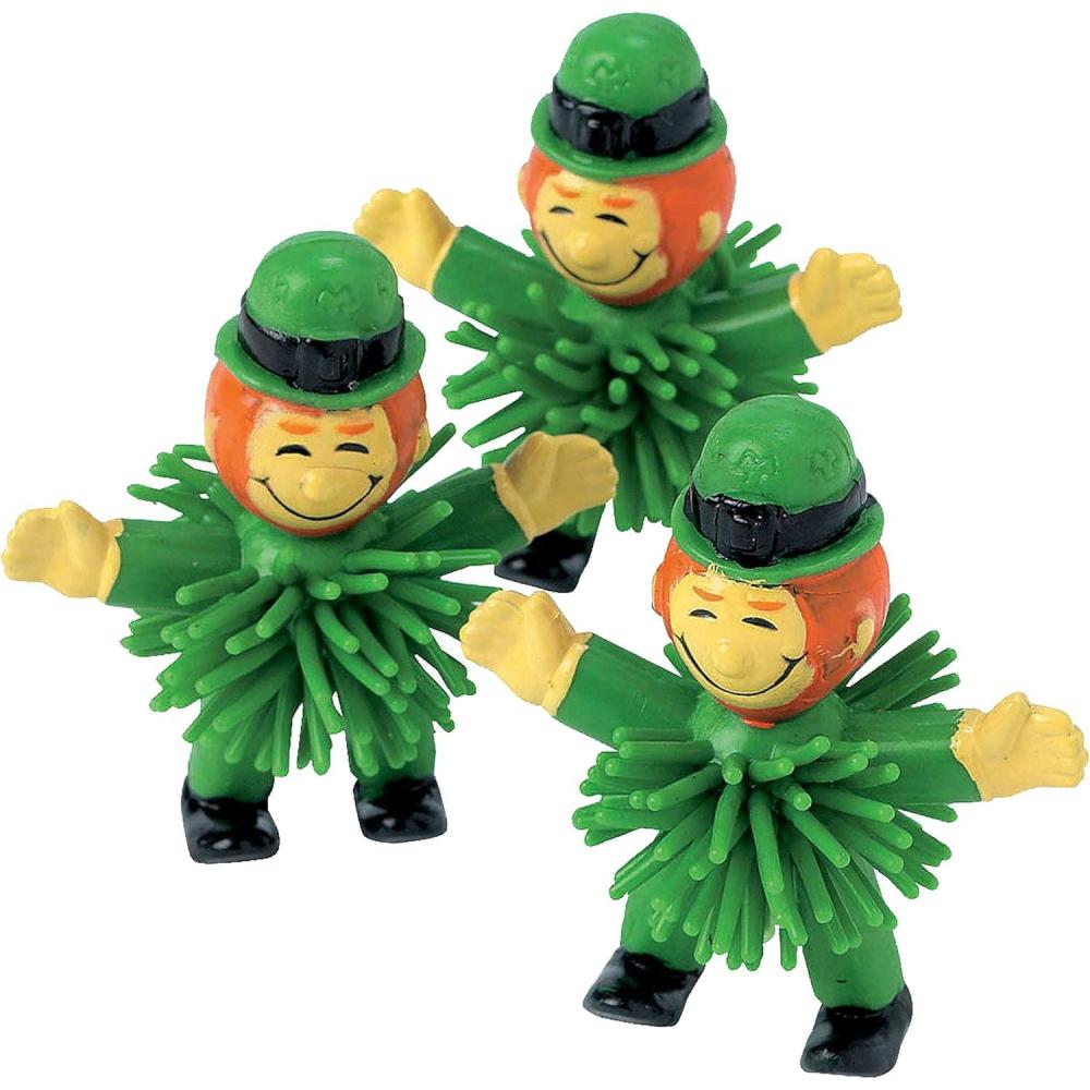 image:imageLeprechaun Porcupine Character Toys for St Patricks Day 12 Pieces