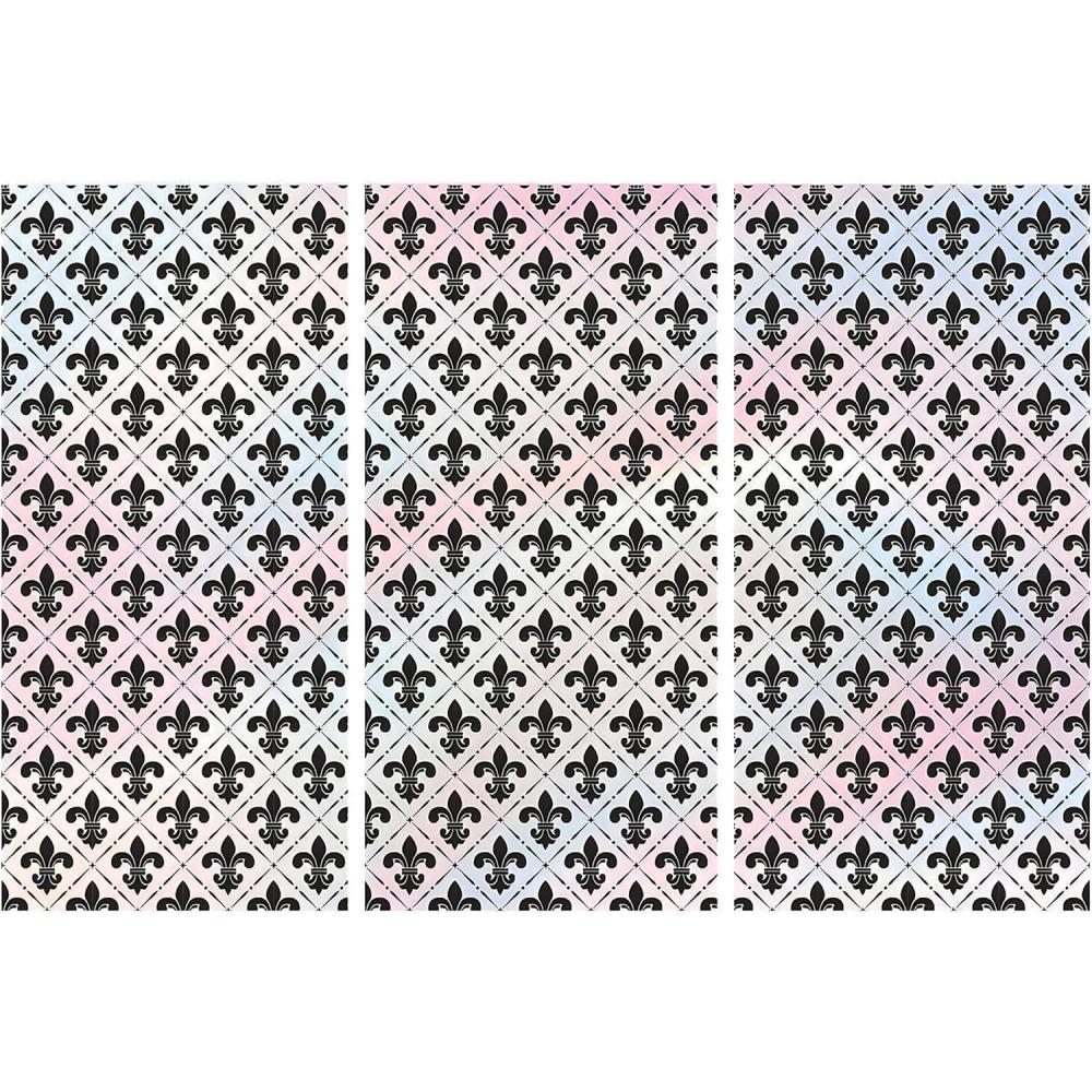 image:imageMARDI GRAS IRIDESCENT BACKDROP BANNER Party Decor 3 Pieces