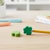 Fun Express 3/4″ Mini St. Patrick’s Day Shamrock-Shaped Rubber Eraser Pencil Toppers – 24 Pieces