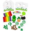 Fun Express 3D St. Patrick’s Day Lucky Leprechaun Hotel Trap Craft Kit – Makes 12 Complete Kits for Kids Classroom Activities & Party Supplies | Easy DIY Foam Crafts for Preschool Projects