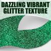 Fun Express 7 1/2″ x 3 3/4″ Green, Gold & Purple Glitter Felt Mardi Gras Masks – 12 Pc.