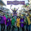 Fun Express 7 1/4″ x 2 3/4″ Green, Gold & Purple Sequin Mardi Gras Masks – 12 Pieces