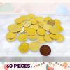 Fun Express Chocolate Coins | 1 Pound, Approximately 75 Gold Foil Wrapped Pieces, St. Patrick’s Day, Mardi Gras, Novelty, Birthday Party and Parade Candy