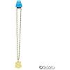 Fun Express Dollar Sign Gold Bead Necklaces (Set of 12) Mardi Gras And Party Supplies