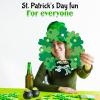 Fun Express Foam Shamrock Wreath Craft Kit – Makes 12 – St. Patrick’s Day Crafts for Kids