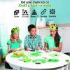 Fun Express Foam Shamrock Wreath Craft Kit – Makes 12 – St. Patrick’s Day Crafts for Kids