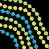 Fun Express Glow in the Dark Bead Necklaces – Bulk Set of 24 – Mardi Gras Supples – Jewelry