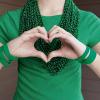 Fun Express Green Metallic Beads Necklaces – Bulk Set of 48 – Mardi Gras Beads