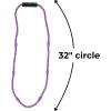 Fun Express Light-Up Mardi Gras Beaded Necklaces, 6 Pieces