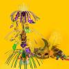 Fun Express Mardi Gras Cascade Centerpiece – Party Decor – 1 Piece