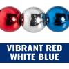 Fun Express Patriotic Mardi Gras Beaded Bracelets – 24 Pc