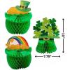 Fun Express St Patrick’s Day Honeycomb Centerpiece Set – Festive Party Decor Featuring Shamrocks Leprechauns & Holiday Icons Perfect St Patrick’s Day Parties Classroom & Event Decorations 3 Pieces