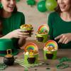 Fun Express St. Patrick’s Day Pot of Gold Disposable Paper Snack Cups – 12 Ct(Multicolor)