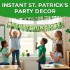 Fun Express St. Patrick’s Day Ready-to-Hang Metallic Fringe Garland – 7 Ft
