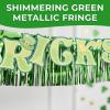 Fun Express St. Patrick’s Day Ready-to-Hang Metallic Fringe Garland – 7 Ft