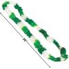 Fun Express Tri-Color St. Patrick’s Day Plastic Leis – 36″ (Pack of 12) – Unique & Eye-Catching Design – Perfect for Parties, Parades & Celebrations