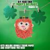 Leprechaun Crinkle Tissue Sign Craft Kit – Makes 12 – St. Patrick’s Day Crafts for Kids and Fun Home Activities