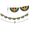Mardi Gras Bunting Garland