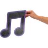 Mardi Gras Glitter Music Cutouts – 6 Pieces