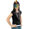 Oriental Trading 12-Piece Assorted Colorful Mardi Gras Masks – 11.75″. x 7.74″ | Multicolor Feather Design Mardi Gras Mask, Perfect Masks for Masquerade Party, Party Supplies & Party Favors