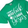 Fun Express – Adult I Have Jesus ShirT-sm for St. Patrick’s Day – Apparel Accessories – Costumes – Adult – Mens Costumes – St. Patrick’s Day – 1 Piece(Multicolored)