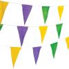 Fun Express – Mardi Gras Pennant for Mardi Gras – Party Decor – Hanging Decor – Pennants – Mardi Gras – 1 Piece