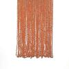 Fun Express – Orange Metallic Beads Necklace (4dz) – Jewelry – Mardi Gras Beads – Mot Round – 48 Pieces