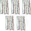 Fun Express 30″ circ. Mega Bulk 240 Pieces Lettered Mardi Gras Bead Necklaces