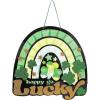 Fun Express 8″ St. Patrick’s Day Happy Go Lucky Tissue Paper Acetate Sign Craft Kit – Makes 12