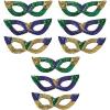 Fun Express Bulk 144 Pieces Sequin Mardi Gras Masks