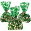 Fun Express Cellophane Shamrock Bags (12 pack) St. Patrick’s Day Party Supplies