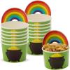 Fun Express St. Patrick’s Day Pot of Gold Disposable Paper Snack Cups – 12 Ct(Multicolor)