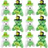Fun Express St. Patrick’s Day Stuffed Animal Bears Holding Shamrocks – 12 Plush Toys