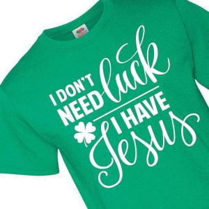 Fun Express – Adult I Have Jesus ShirT-sm for St. Patrick’s Day – Apparel Accessories – Costumes – Adult – Mens Costumes – St. Patrick’s Day – 1 Piece(Multicolored)
