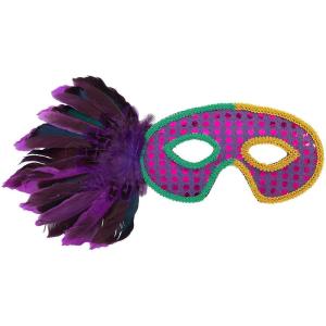 Fun Express MARDI GRAS ELEGANT MASKS – Apparel Accessories – 12 Pieces