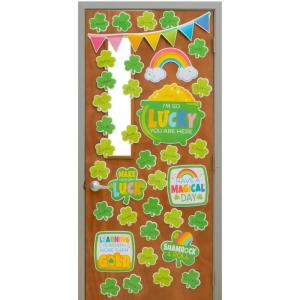 Fun Express St. Patrick’s Day Classroom Door Decorating Kit – 38 Pieces