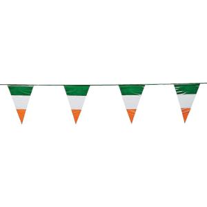 Irish Flag Pennant Banner – 100 feet – Ireland and St. Patrick’s Day Hanging Party Decor
