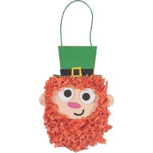 Leprechaun Crinkle Tissue Sign Craft Kit – Makes 12 – St. Patrick’s Day Crafts for Kids and Fun Home Activities