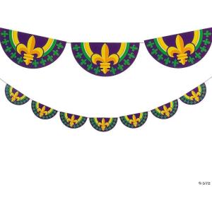 Mardi Gras Bunting Garland