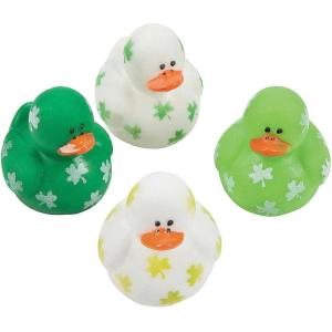 Mini St. Patrick’s Day Shamrock Rubber Ducks