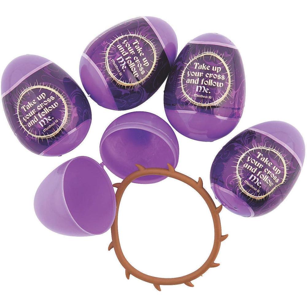 image:imageCrown of Thorns BraceletFilled Easter Eggs 24 pack Easter Party Supplies