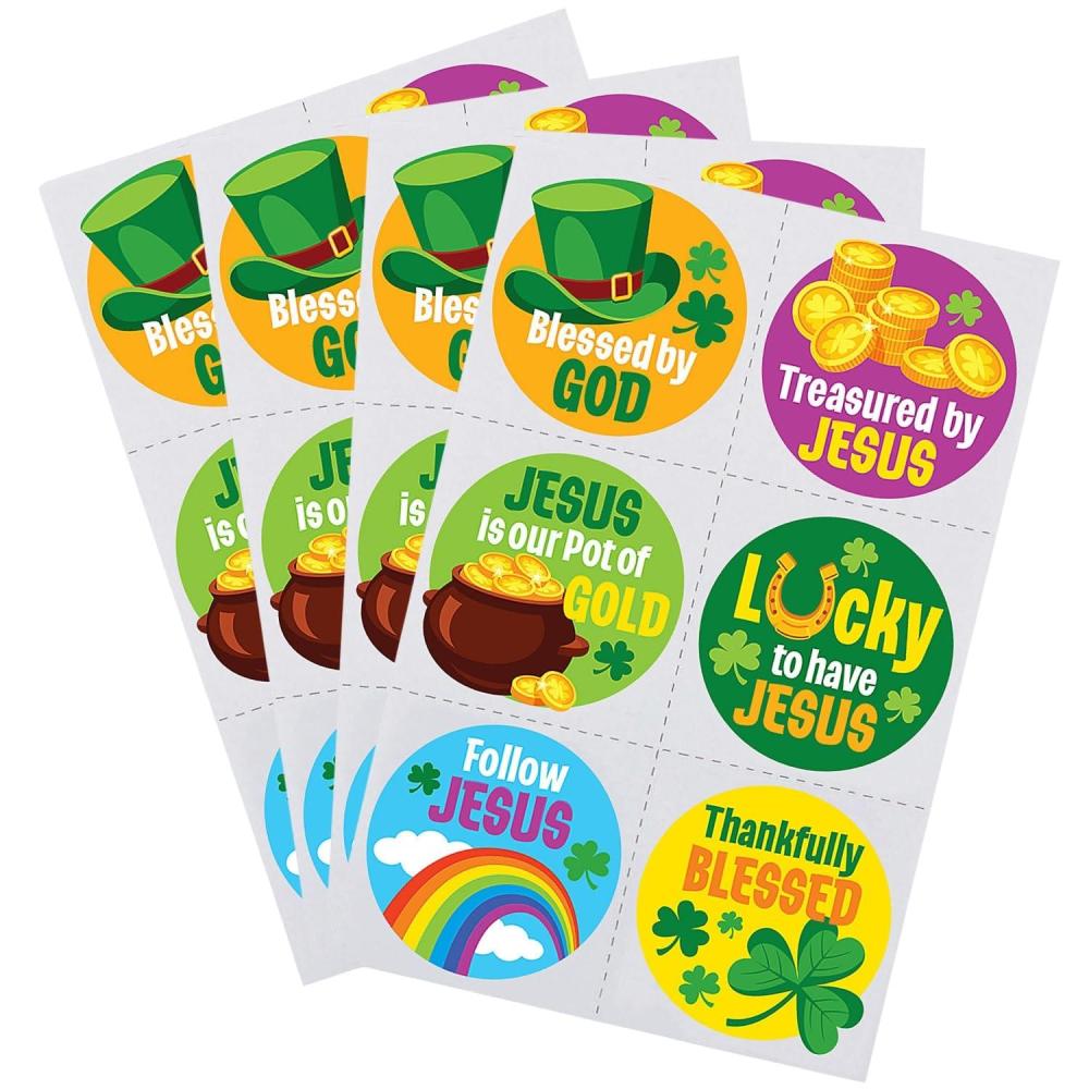 image:imageFun Express 1 12 Bulk 72 Pieces Religious St Patricks Day Temporary Tattoos