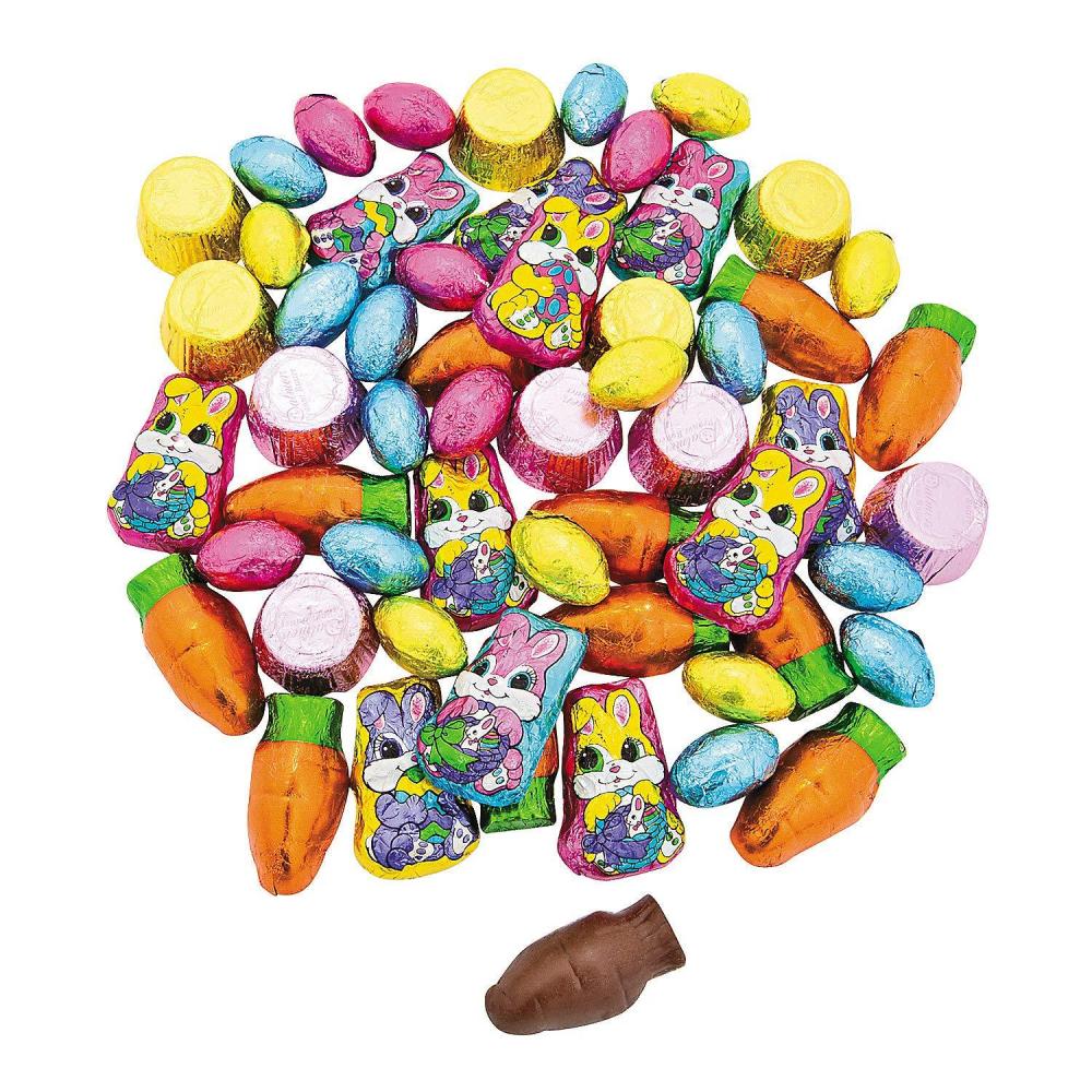 image:imageFun Express Bulk Chocolate Candy Variety Pack 10lb 520 Pieces Individually Wrapped Assorted Chocolates for Easter Eggs Office Snacks Party Favors amp Classroom Treats GlutenFree Made in USA