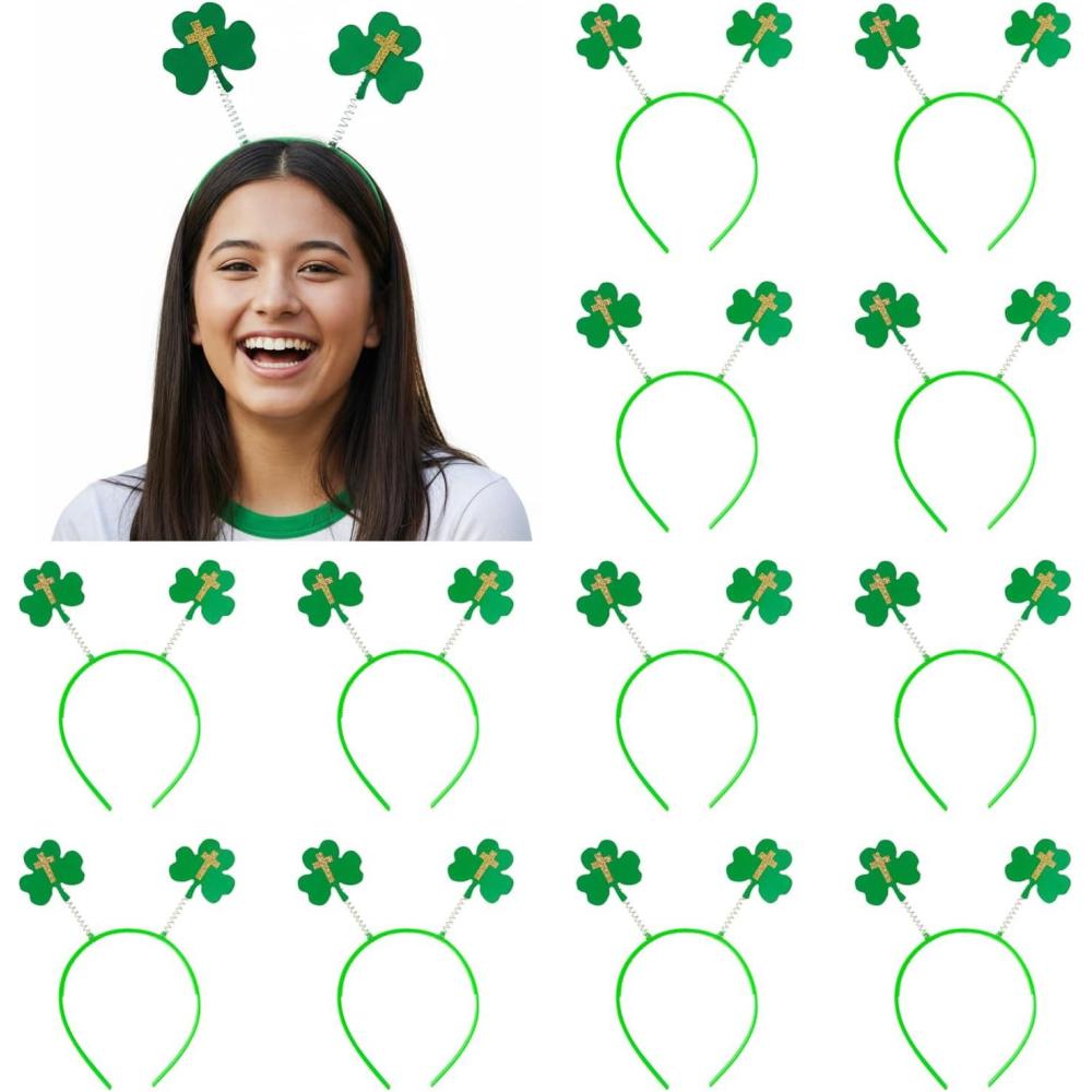 image:imageFun Express Religious St Patricks Day Shamrock Head Boppers 12 Piece