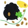 12 Pieces Pot of Gold Foam Craft Kit Decoration for St Patrick’s Day Ck-12 – Irish Crafts for Kids and Fun Home Activities