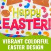 12″ x 17″ Bulk Easter Candy Plastic Goody Bags for 50