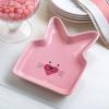 Easter Bunny Ceramic Serving Plate – 5.5 inch x 7 inch – Easter Dinner and Snack Supplies