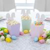Fun Express 2 1/2″ x 6 1/2″ Pastel Easter Bunny Character Popcorn Boxes – 24 Pieces